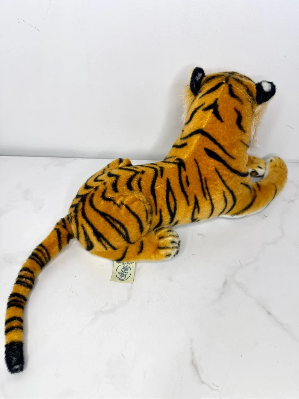 Bengal Tiger Realistic Plush Laying 24”